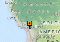 Bolivian Lake Titicaca by Hydrofoil map