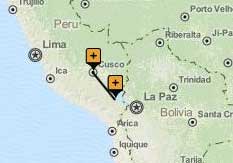 Cusco To Lake Titicaca Map