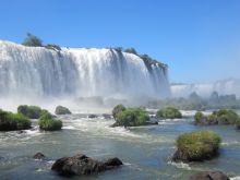 Iguazu Falls viewed from Brazil