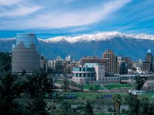 Uptown Santiago and the Andes