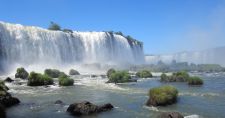 Iguazu Falls viewed from Brazil
