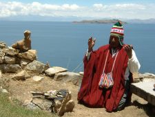 Kallawaya Ceremony on Isla del Sol, Bolivia