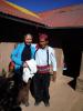 Making friends with the locals, Taquile Island